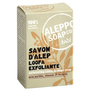 Jabón de Alepo de Tadé con esponja vegetal exfoliante, 150 g
