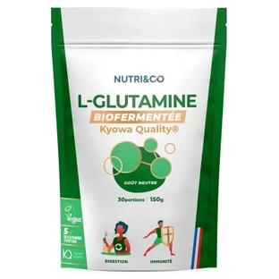 L-glutamina biofermentada de Nutri&Co, sabor neutro, 150 g