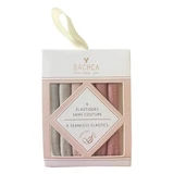 Bachca Nahtlose Haargummis in Pastelltönen, 6er-Pack
