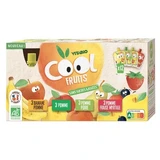 Vitabio Cool Fruits Assorted Flavors: 4 Organic Flavors, 12 Pouches (90 g Each)