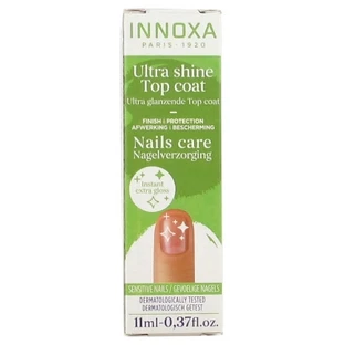 Innoxa Ultra-Glossy Top Coat for Sensitive Nails, 11 ml