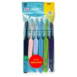TePe Select Brosse à Dents Souple Lot de 3 + 3 Offertes