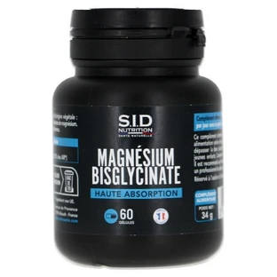 S.I.D Nutrition: Bisglicinato de magnesio, 60 cápsulas