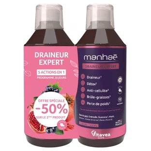 Vitavea Manhaé Expert Detox, 2er-Pack (je 500 ml)
