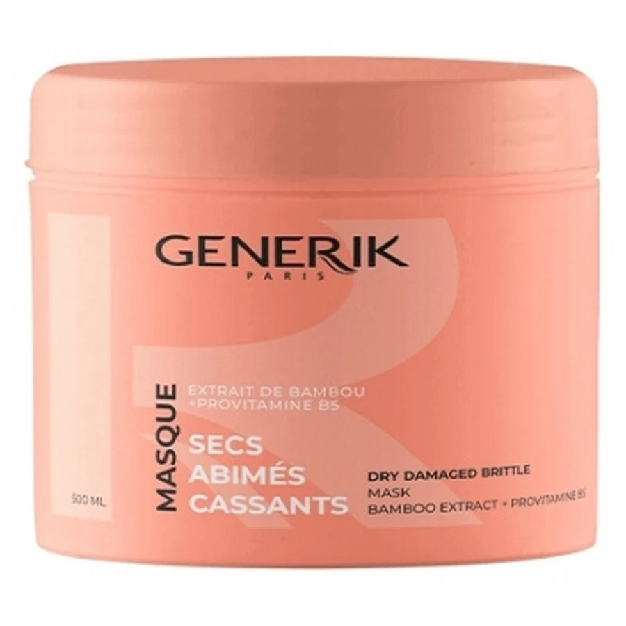 Generik Haarmaske für trockenes, strapaziertes und sprödes Haar 500 ml