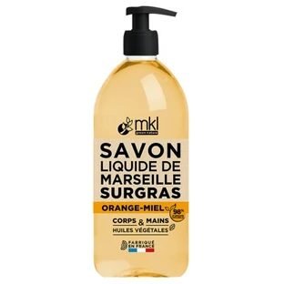 MKL Green Nature Sinaasappel & Honing Supervoedende Vloeibare Marseillezeep, 1 L