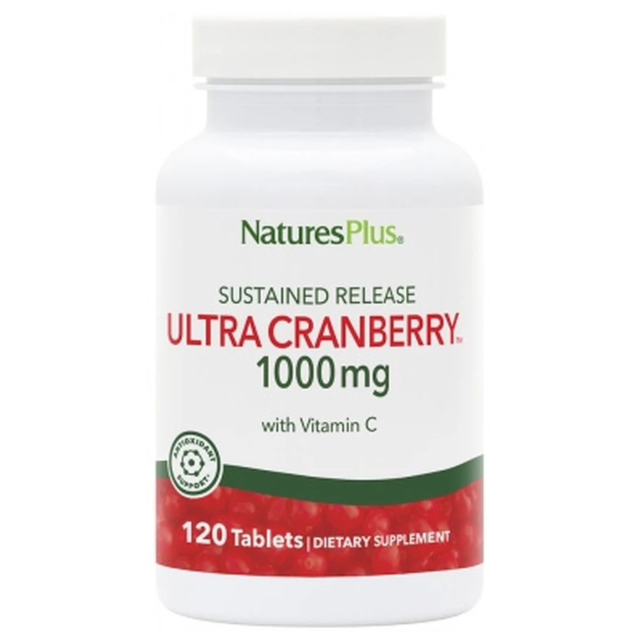 Natures Plus Ultra Cranberry 1000 mg, 120 Tablets