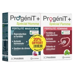 3C Pharma ProgéniT+ 60 tabletten voor mannen + 60 tabletten voor vrouwen