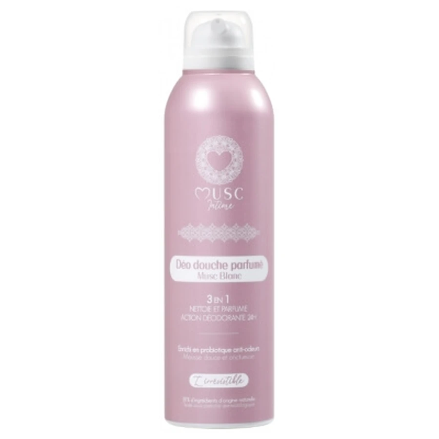 Musc Intime Scented Deodorant and Body Wash, White Musk, 200 ml