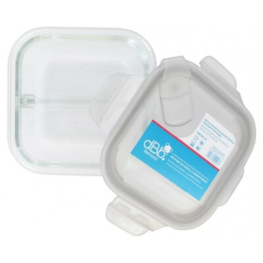 Recipiente de cristal de dos compartimentos dBb Remond