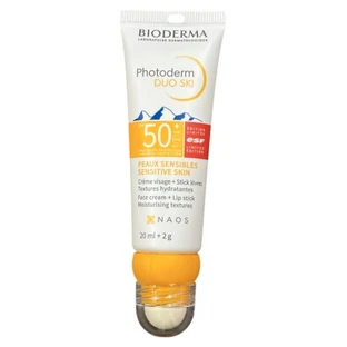 Bioderma Photoderm Duo Ski gezichtscrème SPF 50+ 20 ml + lippenbalsem SPF 50+ 2 g