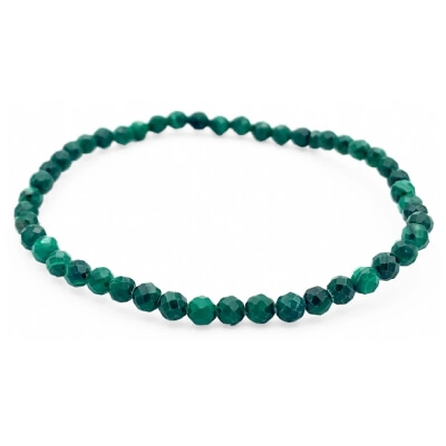 Natura Square – Armband aus facettiertem Malachit