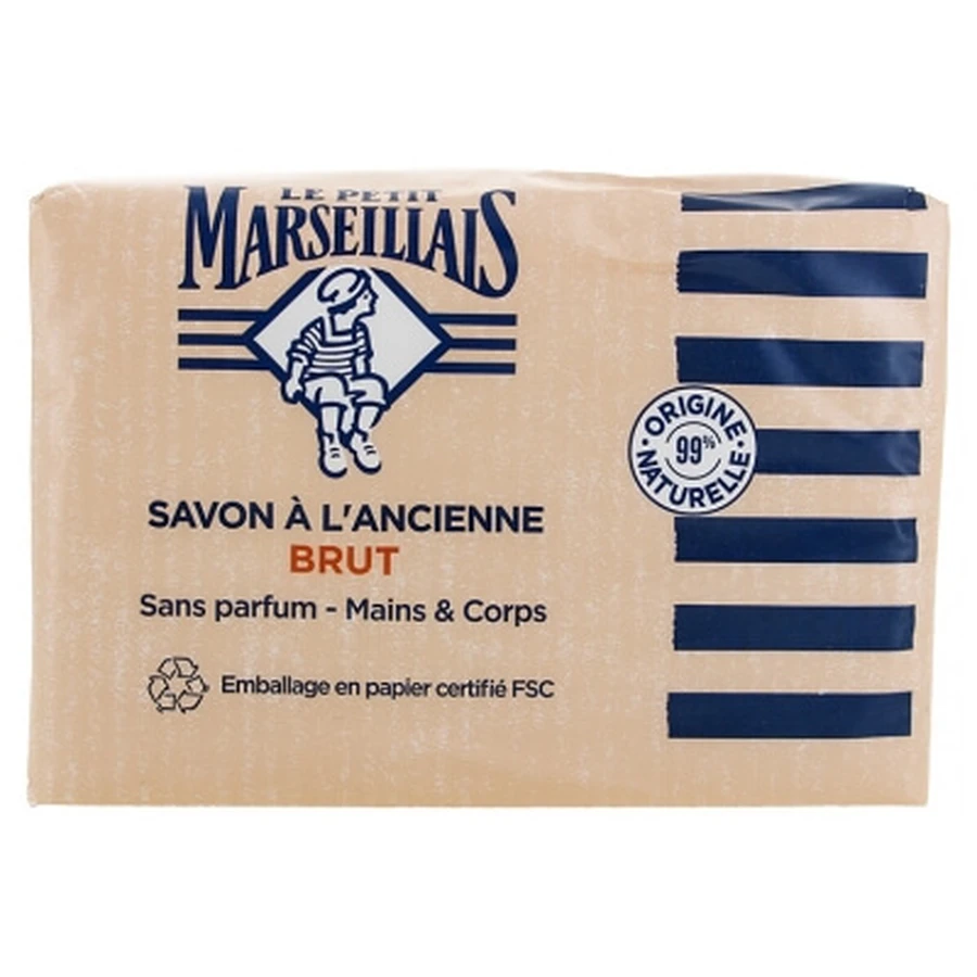 Le Petit Marseillais Traditionelle Seife ohne Duftstoffe, 300 g