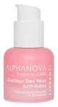 Alphanova Thermal Care Smoothing + Crema antiarrugas orgánica para el contorno de los ojos, 15 ml