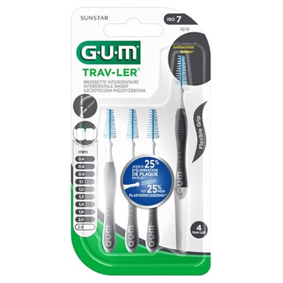 Cepillos interdentales GUM Trav-Ler 4