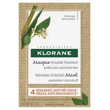 Mascarilla en polvo Klorane con galanga para la caspa persistente, 8 sobres
