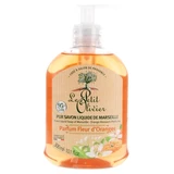 Jabón líquido «Le Petit Olivier» de Marsella puro con flor de azahar, 300 ml