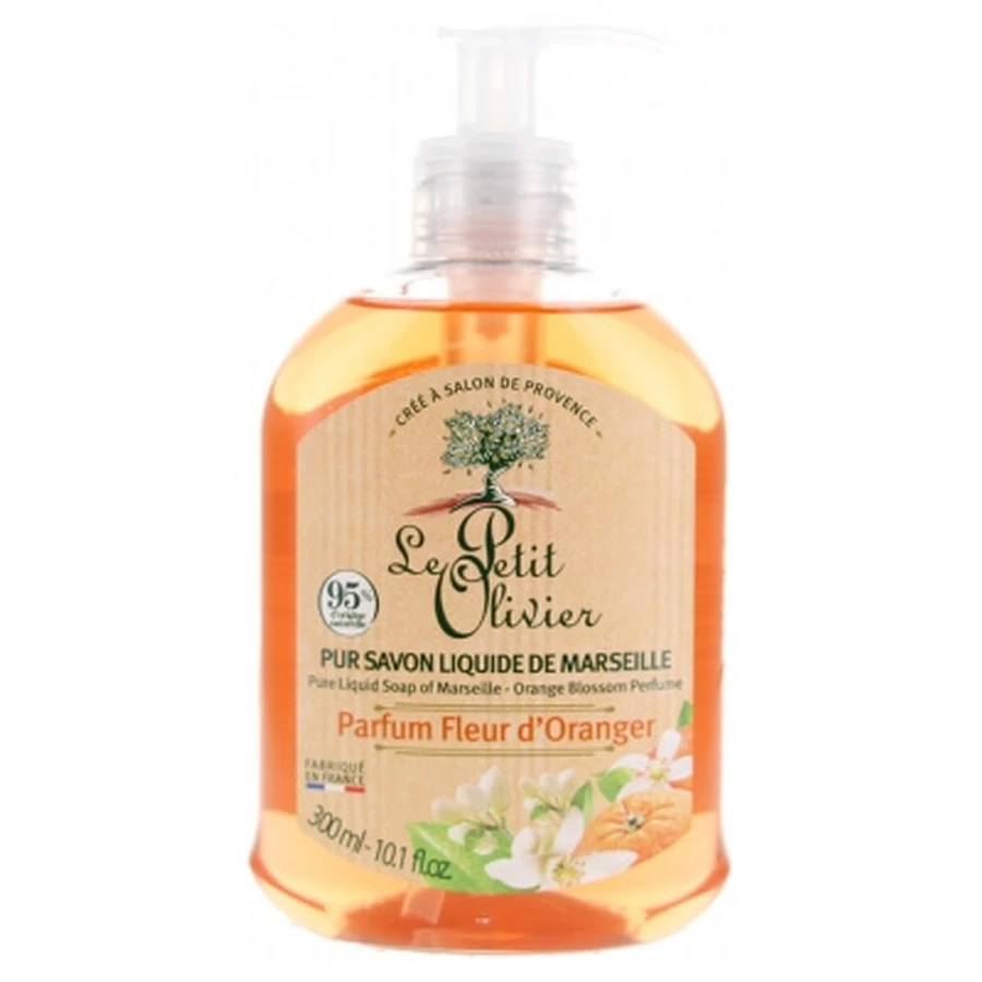 Le Petit Olivier Pure Marseille vloeibare zeep met oranjebloesem, 300 ml