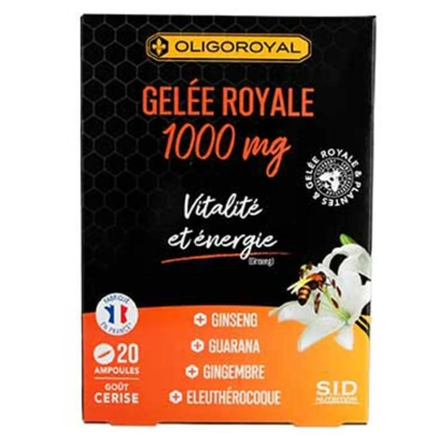 S.I.D Nutrition Oligoroyal Jalea Real 1000 mg Vitalidad y Energía 20 ampollas