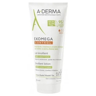 A-DERMA Exomega Control Anti-Itch Emollient Lotion, Eco-Friendly Tube, 200 ml