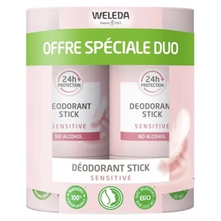 Weleda Déodorant Stick Sensitive Lot de 2 x 50 g
