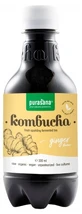 Purasana Bio-Kombucha mit Ingwergeschmack, 330 ml