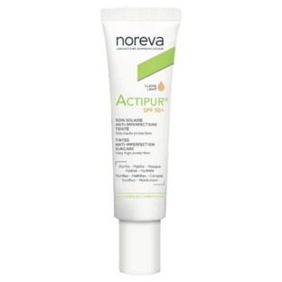 Noreva Actipur Sonnenschutz gegen Hautunreinheiten LSF 50+ Heller Farbton 30 ml
