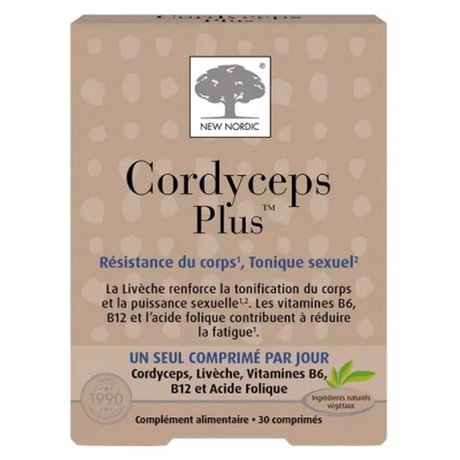 New Nordic Cordyceps Plus 30 Tablets