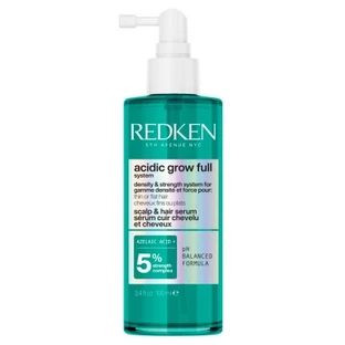Redken Acidic Grow Full System hoofdhuid- en haarserum voor meer volume en kracht bij fijn en slap haar, 100 ml