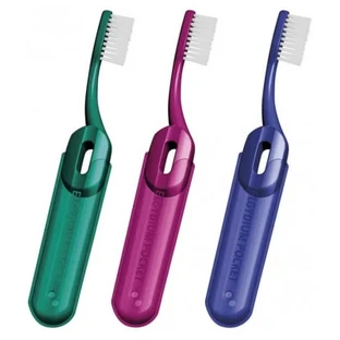 Elgydium Pocket Travel Toothbrush, Medium