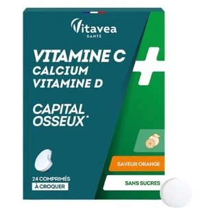 Vitavea Vitamine C, calcium, vitamine D — 24 kauwtabletten