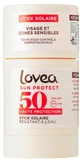 Lovea Zonnebrandstick voor het gezicht en gevoelige zones met Monoï de Tahiti, hoge beschermingsfactor SPF 50, 40 g