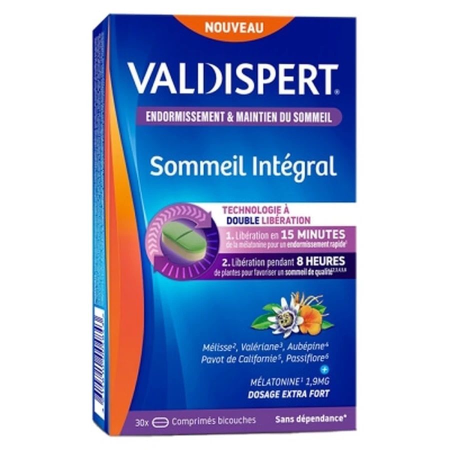 Valdispert Sommeil Intégral 30 Double-Layer Tablets