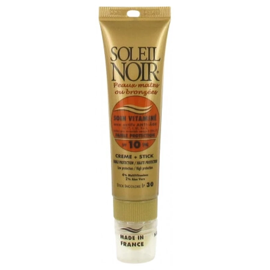 Soleil Noir Vitamin-Enriched Cream SPF 10, 20 ml + Stick SPF 30, 2 g