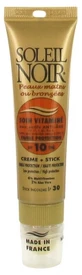 Soleil Noir Vitamineverrijkte Crème SPF 10, 20 ml + Stick SPF 30, 2 g