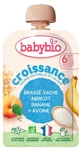 Babybio Growth Blend: koemelk, abrikoos, banaan, haver, vanaf 6 maanden, biologisch, zakje van 100 g