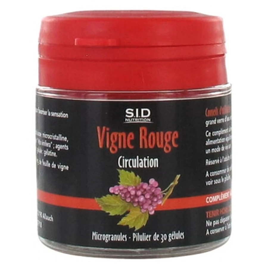 S.I.D Nutrition Circulation Red Grape 30 Capsules