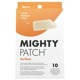 Hero Mighty Patch Surface anti-acnepleisters voor grote oppervlakken, 10 hydrocolloïde pleisters