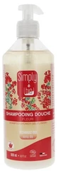 Simply Bio Organic Floral Shampoo and Body Wash 500 ml