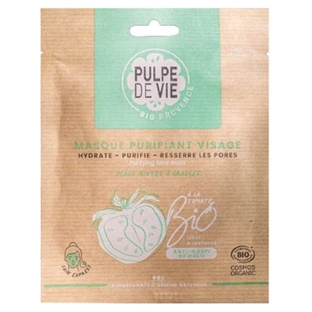 Pulpe de Vie Bio-Gesichtsmaske „Piña Tomata“ zur Hautreinigung, 1 Maske
