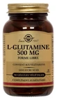 Solgar L-Glutamine 500 mg, 50 Vegetarian Capsules