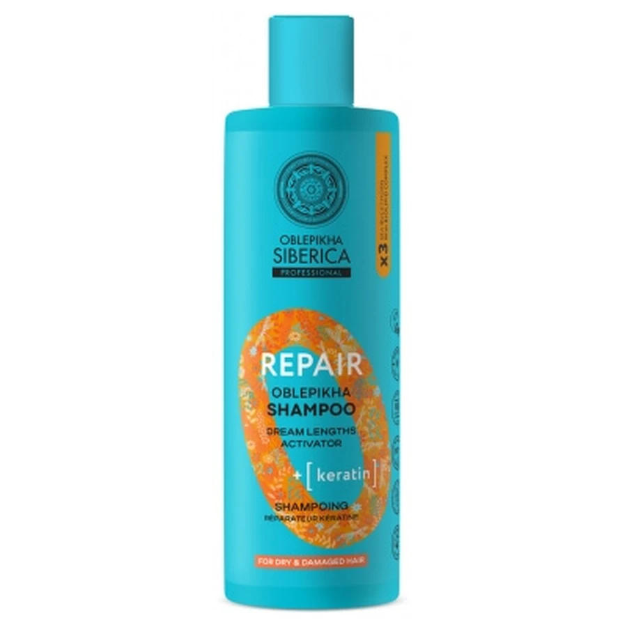 Natura Siberica Oblepikha Repair Shampoing Réparateur Kératine 400 ml