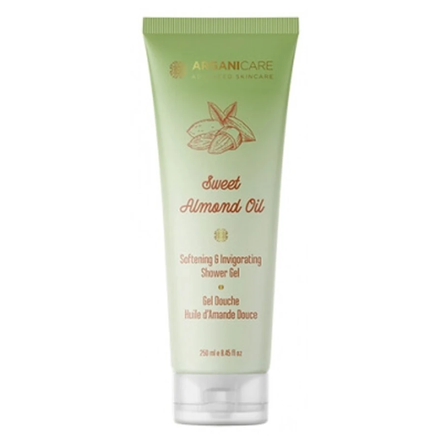 Gel de ducha con aceite de almendra dulce de Arganicare, 250 ml