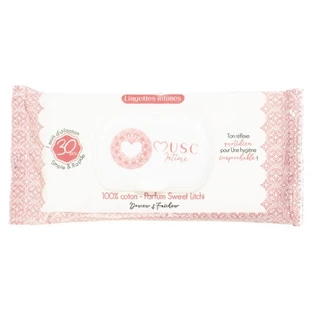Musc Intime Lingettes Intimes Sweet Litchi 30 lingettes