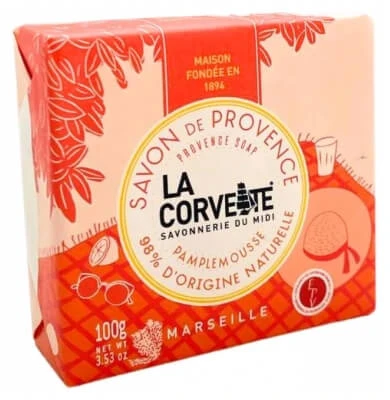 La Corvette Savon de Provence Grapefruit Soap, 100 g