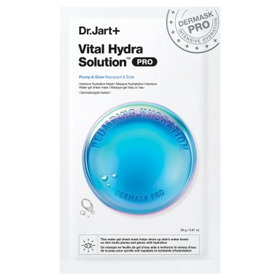 Dr. Jart+ Dermask Vital Hydra Solution Pro Intensief hydraterend masker 26 g