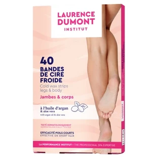 Laurence Dumont Cold Wax Strips for Legs & Body, 40 Strips