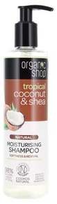 Organic Shop Natural Moisturizing Shampoo with Coconut and Shea Butter, 280 ml