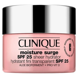 Crema hidratante Moisture Surge Clear Finish de Clinique con SPF 25, 30 ml