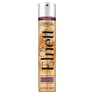 L'Oréal Paris Elnett: laca de fijación fuerte para brillo y flexibilidad, para todo tipo de cabellos, 300 ml